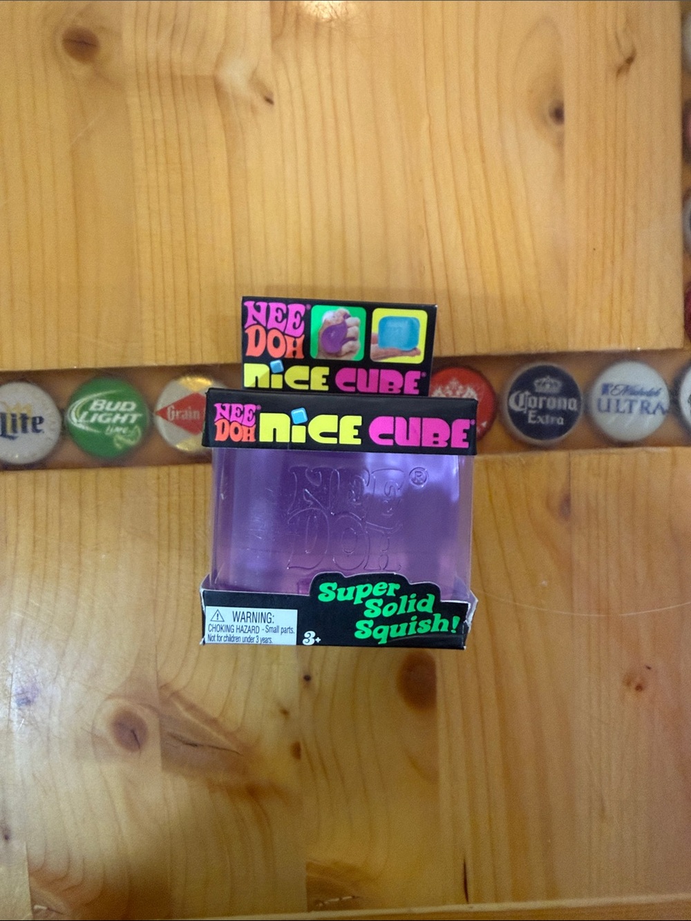Nice Cube Squishy Toy - Purple